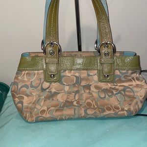 AUTHENTIC Coach Soho Optic Signature Satchel